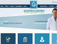 Tablet Screenshot of gastro-centro.com